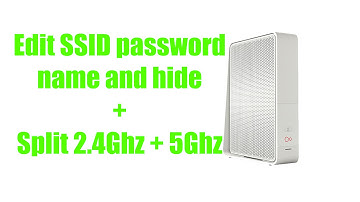Virgin Media HUB 3.0 Tutorial  | Change, Edit and Update SSID + Split WIFI Frequencies
