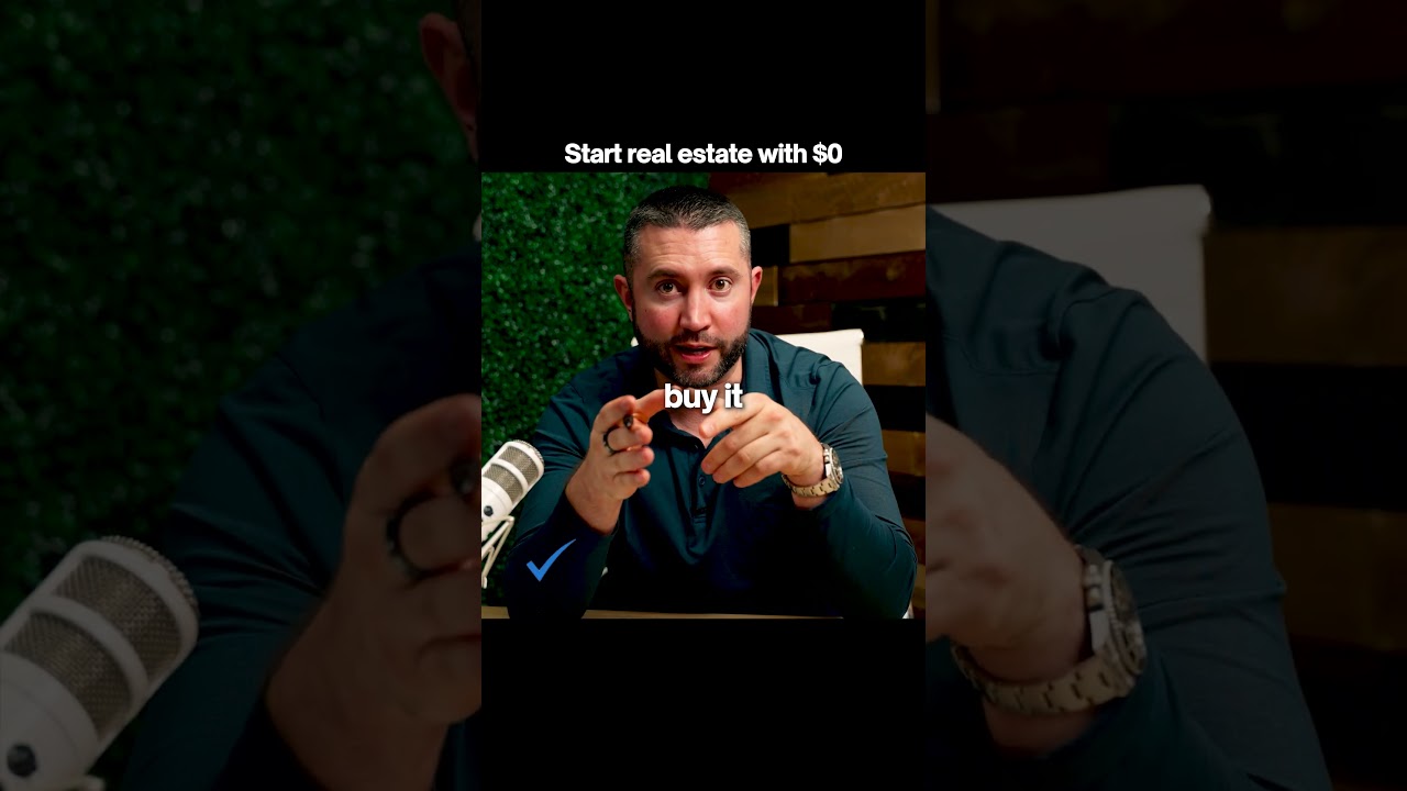 How To Get Started In Real Estate With $0!