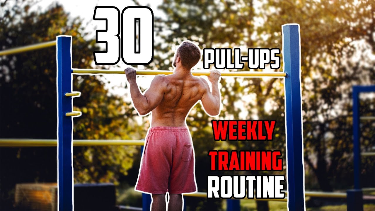 30 Pull-ups in a Row | Weekly Training Routine - YouTube