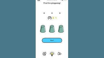 find the pingpong | brain out level 155
