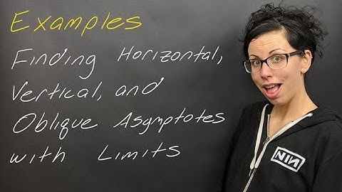 Examples: Finding Asymptotes Using Limits