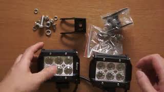 この安さでこの明るさ！フォグランプ60W LED作業灯 12V 24V 広角タイプ