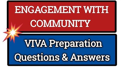 Engagement With Community Viva Preparation |B.Ed Practical Viva Questions|Shyna Goyal