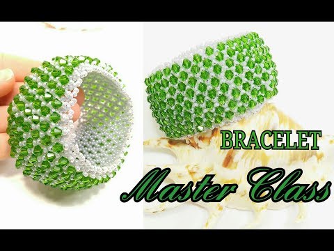 Шикарный Браслет из Бисера и Биконусов Своими Руками/Chic Bead and Biconus Bracelet/Beaded bracelet