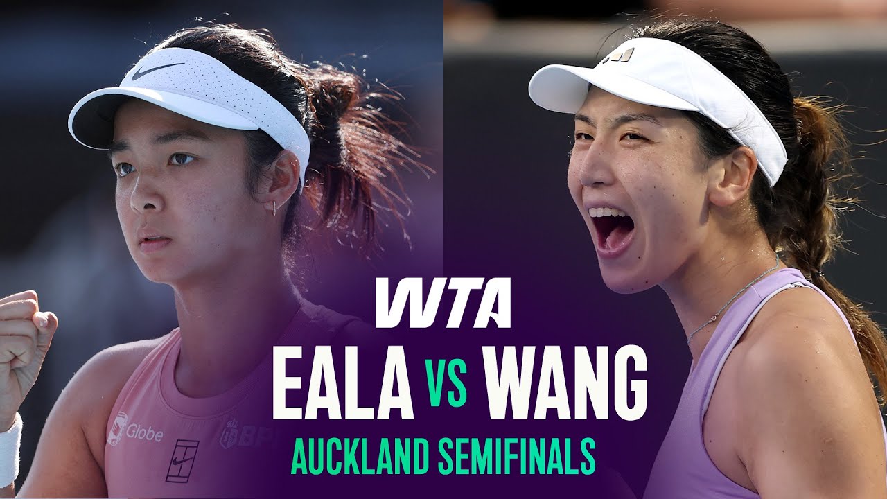 Alexandra Eala vs. Xinyu Wang | 2026 Auckland Semifinals | WTA Match Highlights