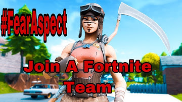 How To Join Team Aspect ( Join A Fortnite Clan)