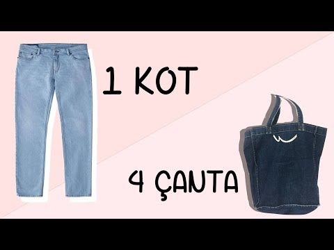 Eski Kot Pantolondan 4 Adet Çanta | 4 Bags Out Of 1 Jean | DIY
