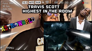 Travis Scott - Highest In The Room (Reaction Video) #travisscott #astroworld #fyp