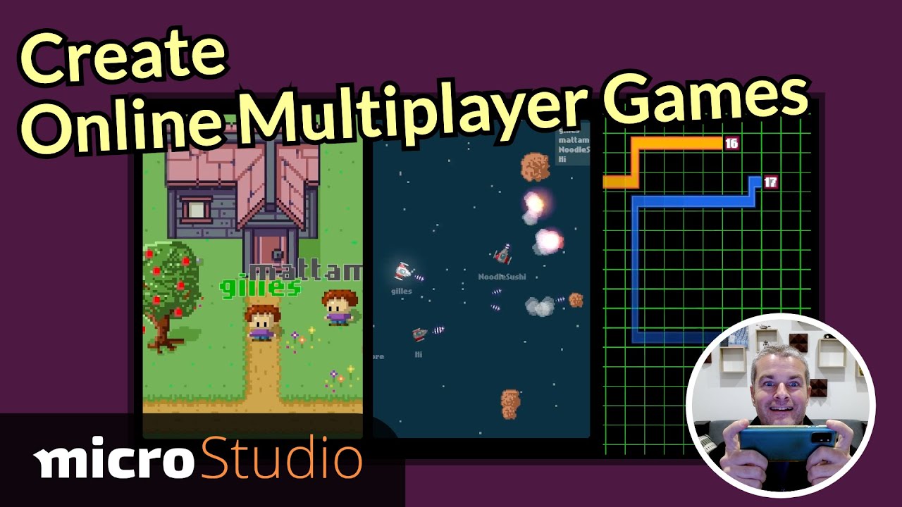 Create Online Multiplayer Games with microStudio 