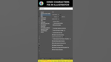 Hindi Typing Problem fix in Illustrator   Unicode typing | Full video in description #shorts