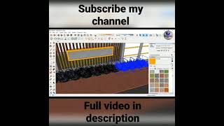 SKETCHUP IT | House design Sketchup tutorial V-Ray 5 tutorial | #ytshort #Short #Sketchup #Vray