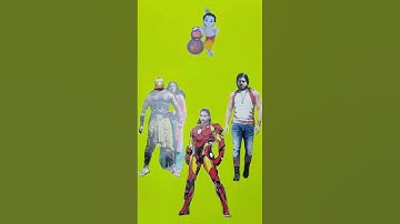 Iron Man Vs Allu Arjun Vs Ram Charan 💯🔥 Wrong Head Change 😜🤣 #shorts #short #shortsvideo #shortsfeed