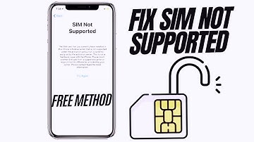iPhone locked to one carrier fix SIM Not Supported without delay