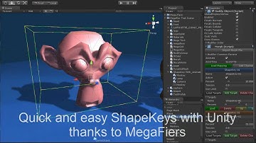 Blender ShapeyKeys in Unity with MegaFiers