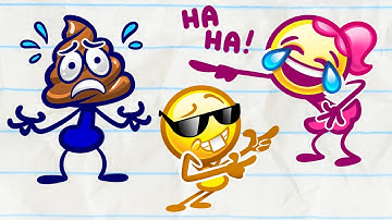 "The Never-Ending Battle of the Emojima" | Pencilmation Cartoons!