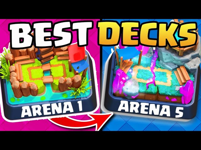 BEST DECK for Arena 1-3 in Clash Royale (2021) 