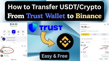 Trust Wallet to Binance Transfer USDT or Any Crypto | Easy & Free Method
