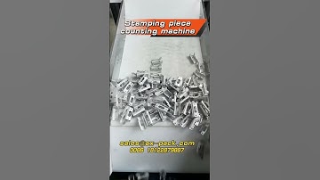 Visual counting packing machine for stamping pieces #packingmachine #screw #machine #counter