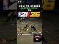 How To Steezo Glitch Spin in NBA 2K26!!😮💨😮💨 #shorts #nba2k #nba2k26 #vivia