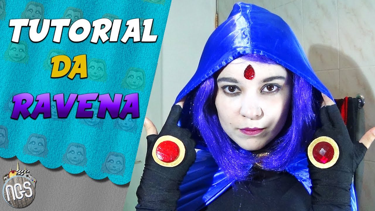 Cosplay Fantasia Ravena Jovens Titãs Teen Raven + Peruca