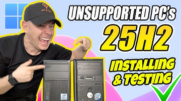 How to Install and Test Windows 11 25H2 (Beta) on Unsupported PCs | Real Test: Core 2 Duo vs 7th Gen