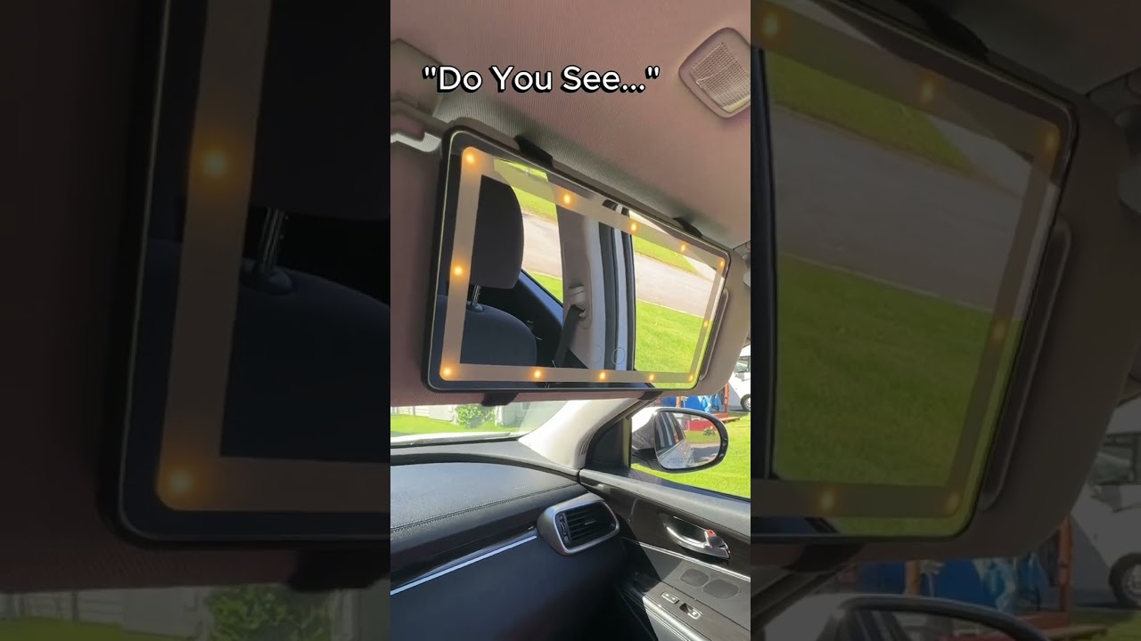 Car Ring Light Mirror