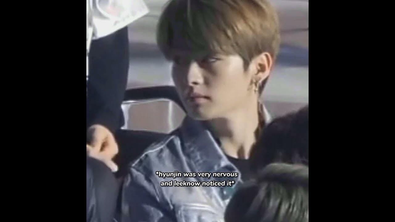 Leeknow Held His Hand To Comfort Him Hyunho Hyunjin Straykids