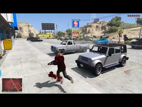 GTA 5 - The Lost MC Gas Station Shootout + Ten Star Escape