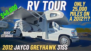 SOLD!  This $40,000 Class C Is 12 Years Old With Only 25,000 Miles - 2012 Jayco Greyhawk 31ss Tour by RV Walkthroughs 211 views 2 months ago 14 minutes, 48 seconds