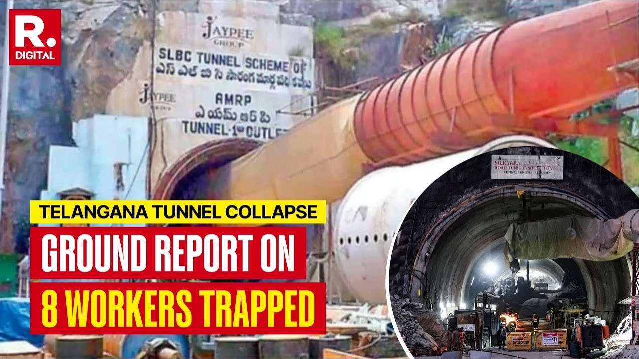 As 8 men remain trapped in Telangana tunnel, state in touch with ...