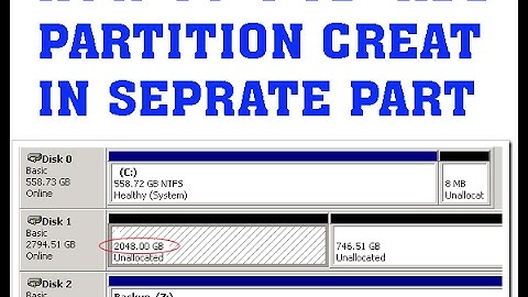 HOW TO CREATE PARTITION IN 4 TB WD PURPLE HDD IN HINDI LANGAUGE