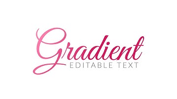 Create Editable Gradient Text in Under 1 Minute! | Adobe Illustrator | Full tutorial | Fiery Designs