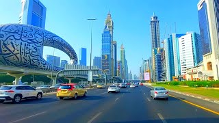 Dubai TO Abu Dhabi Drive |4K| Sheikh Zayed Road Dubai 🇦🇪 2023