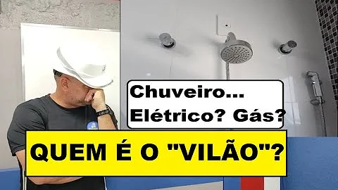 Como saber se o chuveiro é elétrico ou a gás?