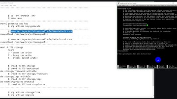DigitalOcean Ubuntu 16.04 LAMP - PART 5/5 - laravel