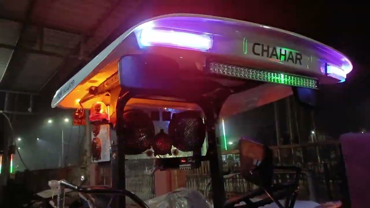 New holland fiber chatri & music system auto market shop no88 Hisar haryana