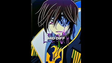 Lelouch vs Smart Characters