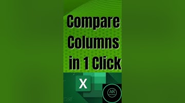 Compare Columns in Excel with 1 Shortcut|#shorts #viral #viralvideo  #excel #exceltips