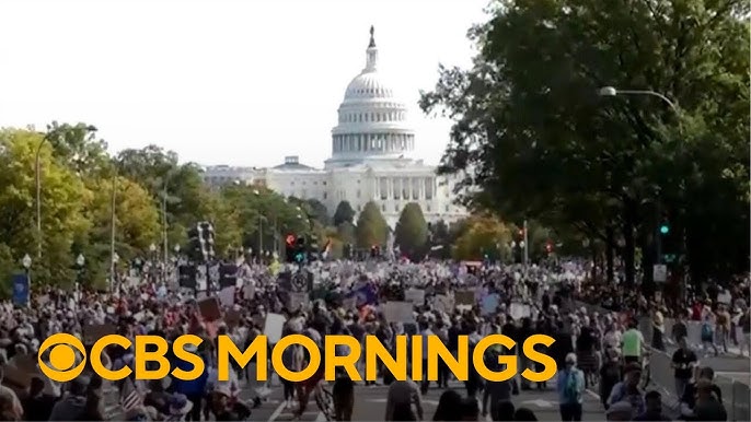 Millions protest Trump administration in "No Kings" demonstrations across U.S.