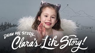 Clara's Life Story | Draw My Story | HiHo Kids