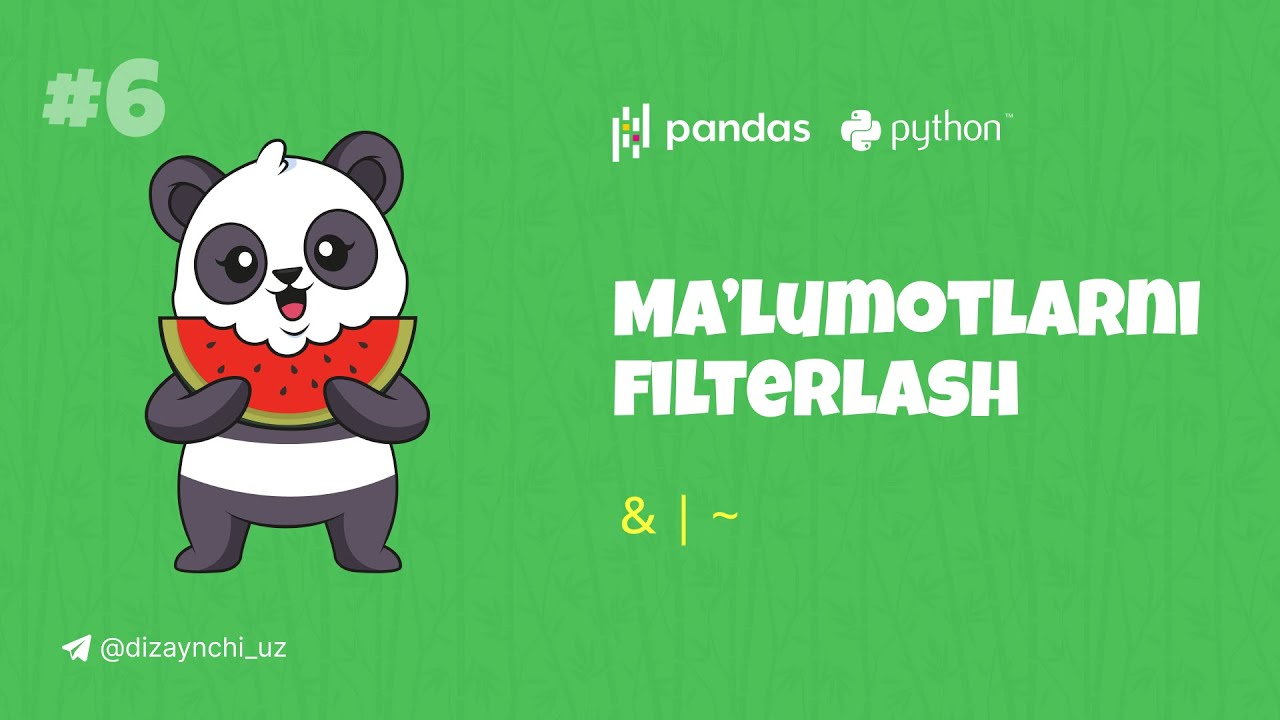 Ma'lumotlarni filtrlash