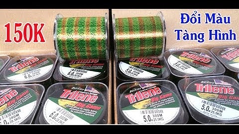 150K Cước Câu Cá Đổi Màu, Tàng Hình Trong Nước , Trilene Bigame 300m