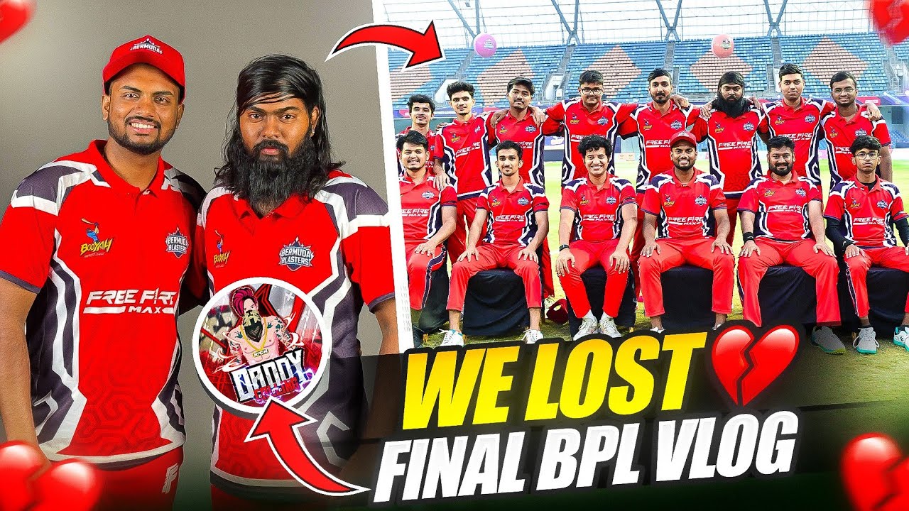 Bpl Vlog Bts With Bermuda Blasters 😱 We lost Final 