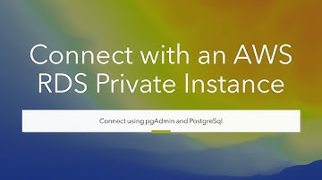 Connecting to a AWS RDS PostgreSql Instance Database Using pgAdmin on your Desktop