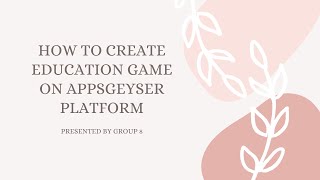 Creating Education Games by AppsGeyser screenshot 5
