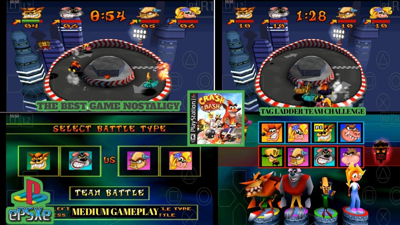 EPSXECRASH BASH GAMEPLAY MEDIUM TEST GALAXY A51[1080P]GAME GAMEPLAY