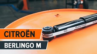 Montering Gummilist, avgassystem CITROËN BERLINGO: videoinstruktioner