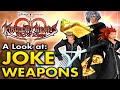 A look at kingdom hearts 3582 days joke weapons