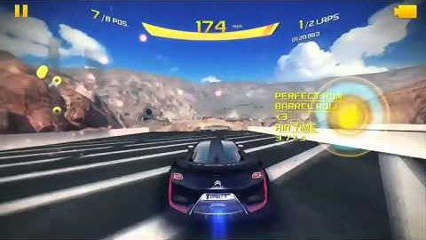 Asphalt 8 - Nevada - Normal Race - Citroën Survolt - Rank 1128