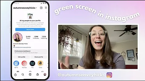 How to use the Green Screen Effect in Instagram Reels 💚